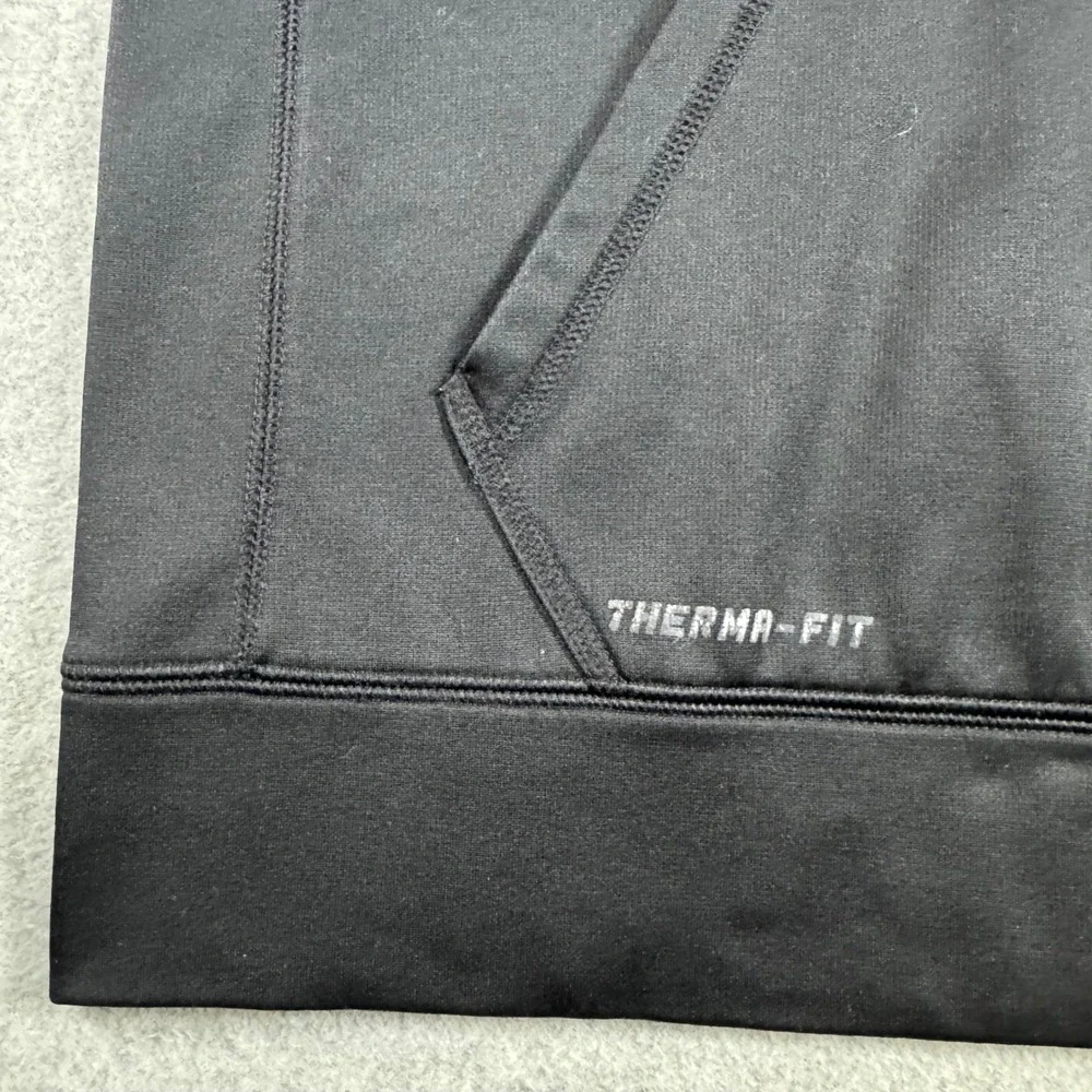 Nike Baseball Hoodie Men Large Black Good Therma-FIT Pullover 818138-010